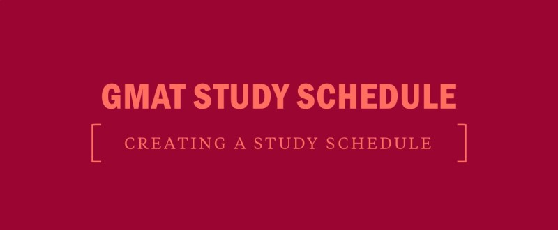 Creating a GMAT study schedule