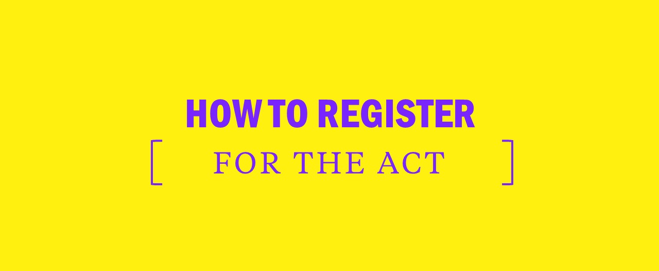 How to register for the act exam