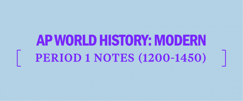 AP World History Modern Period 2 Notes 1450 1750 Kaplan Test Prep