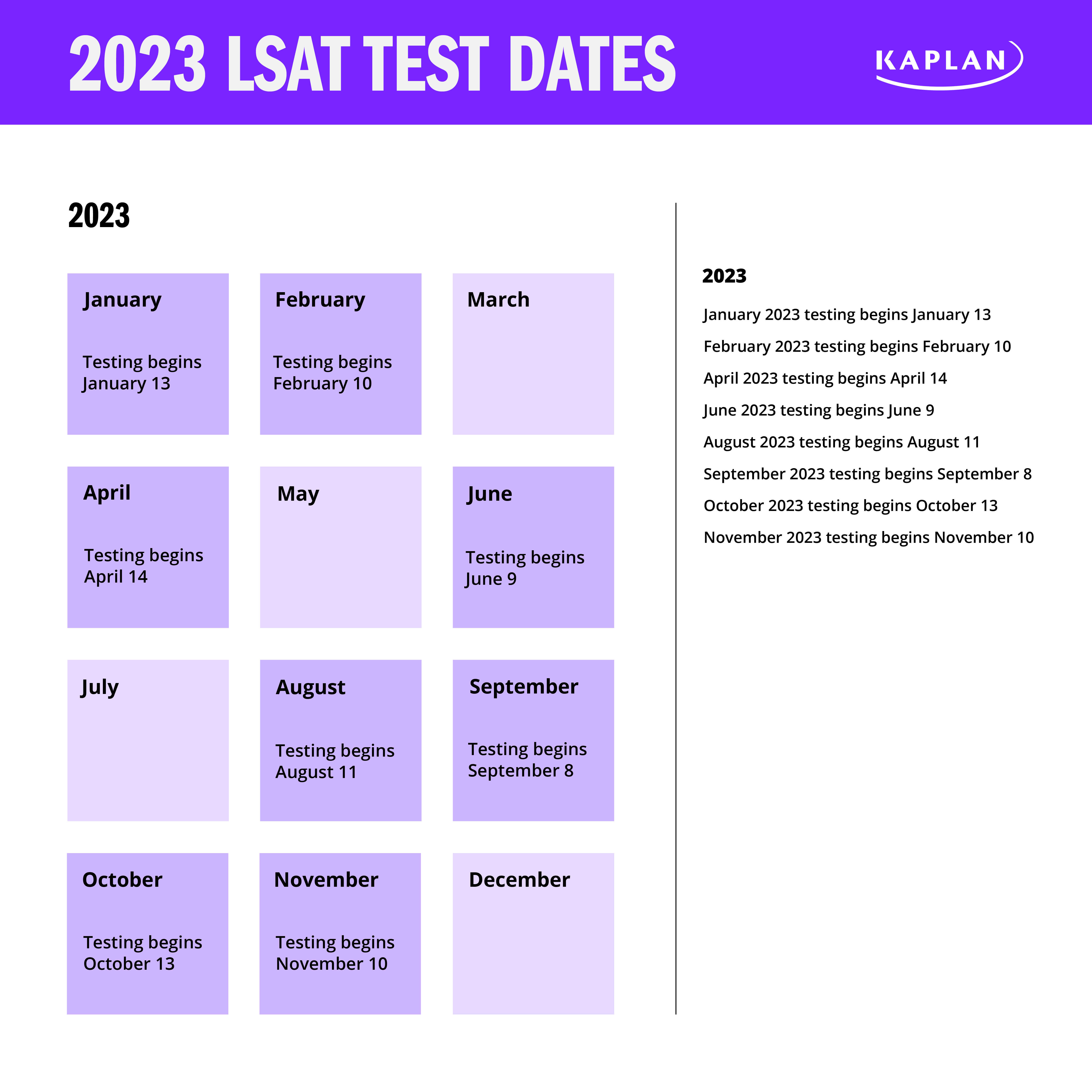 LSAT Test Dates (20232024) Registration Times