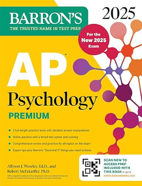 Barron's AP Psychology 2025 Book