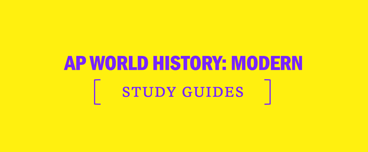 AP World History: Modern Study Guides