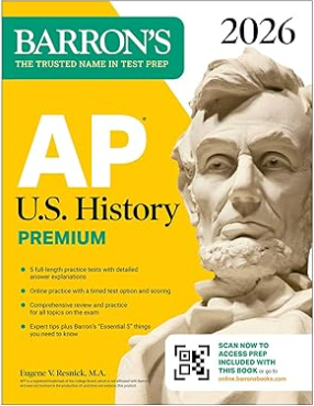 Barron's AP US History Book 2026