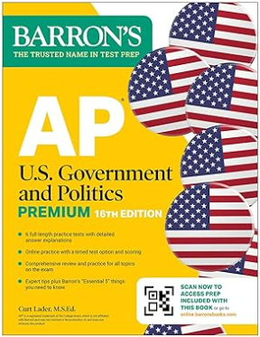 Barron's AP U.S. Government and Politics Book 2026