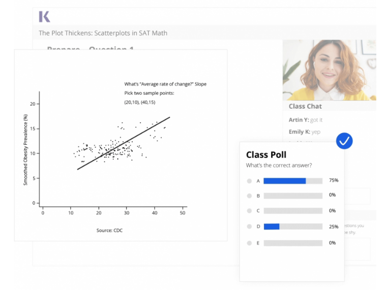 Kaplan SAT Live Online course