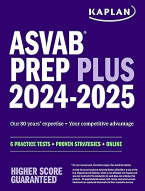 Kaplan ASVAB Book 2024-2025