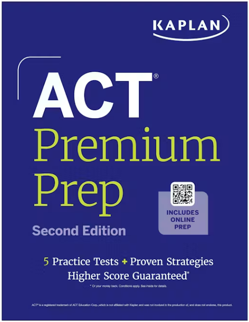 Kaplan's ACT prep book