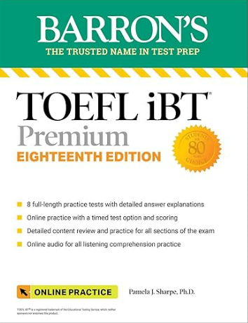 Barrons TOEFL iBT Book