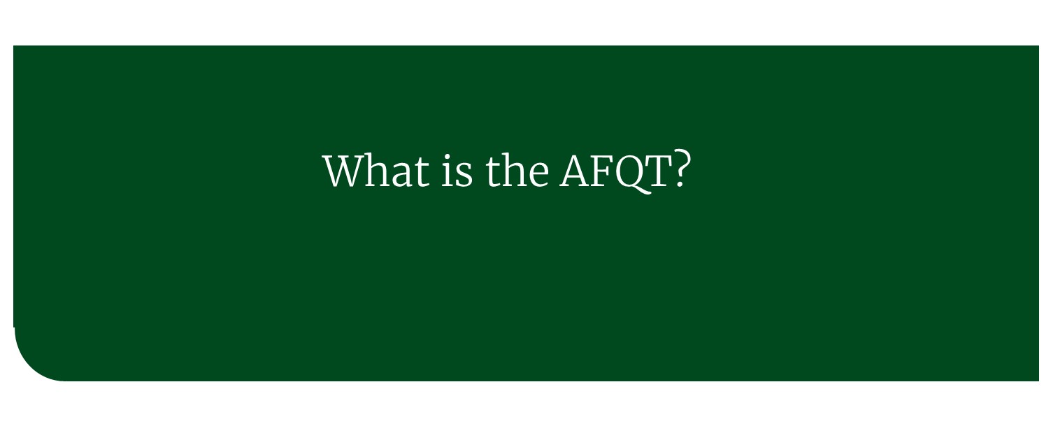 What is the AFQT?