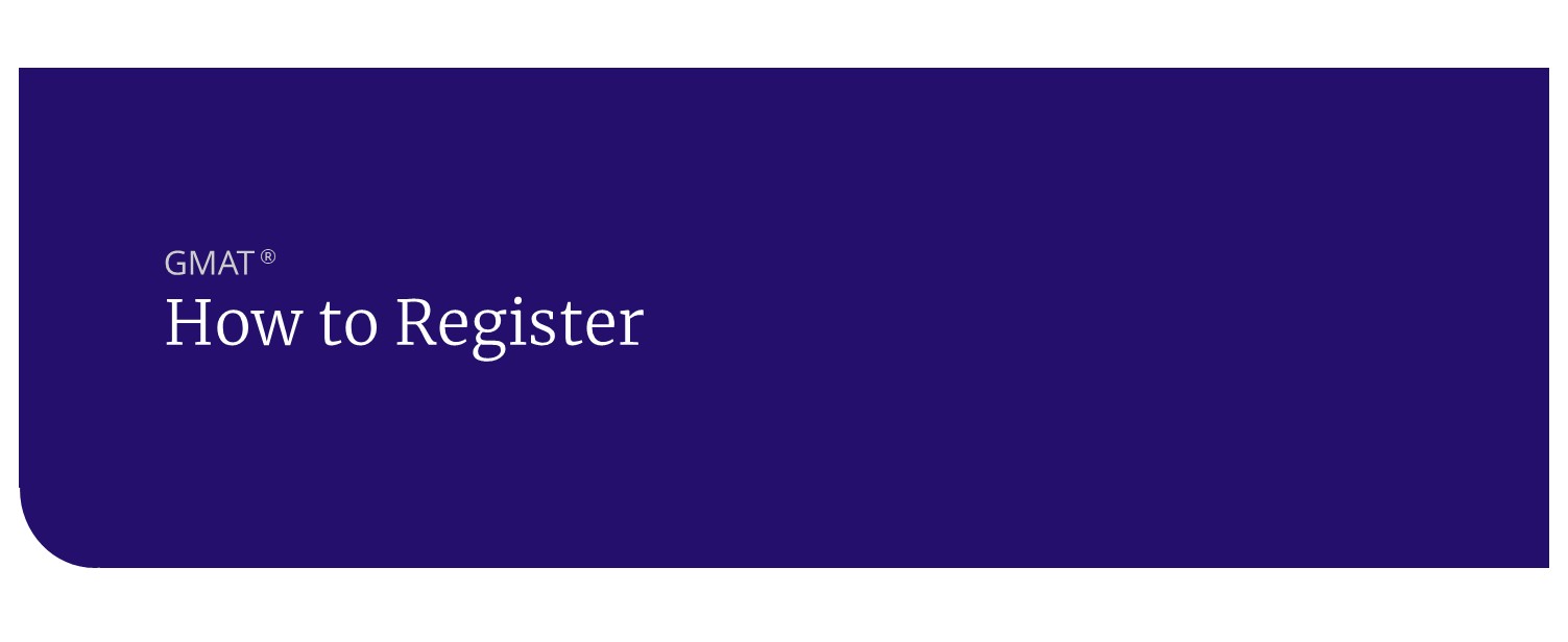 how to register for the gmat exam