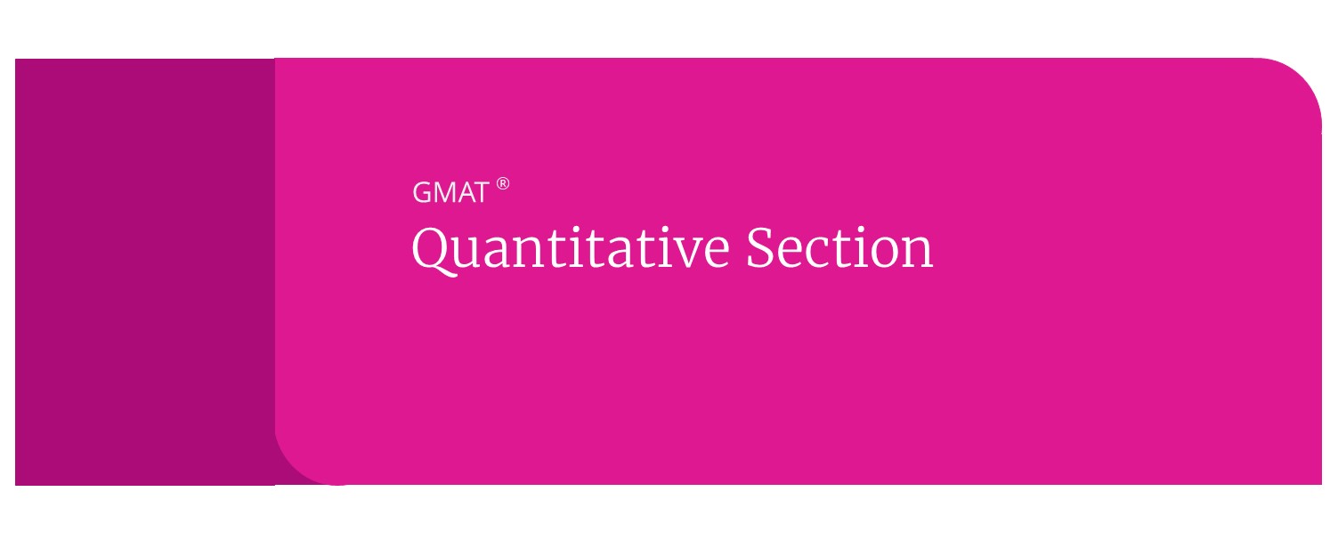 what is tested on the gmat quantitative section