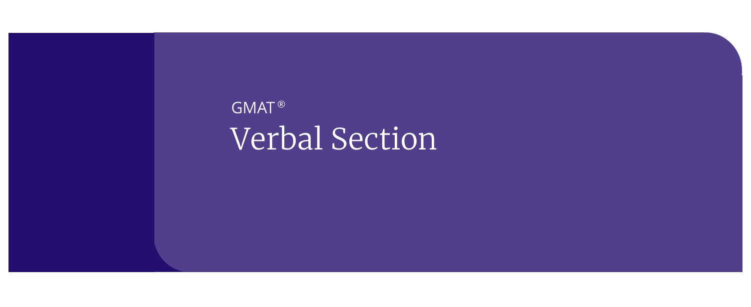 what is tested on the gmat verbal section